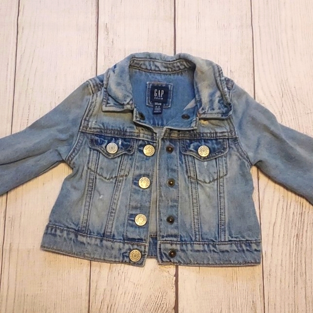 GAP denim baby jacket 18-24 Months